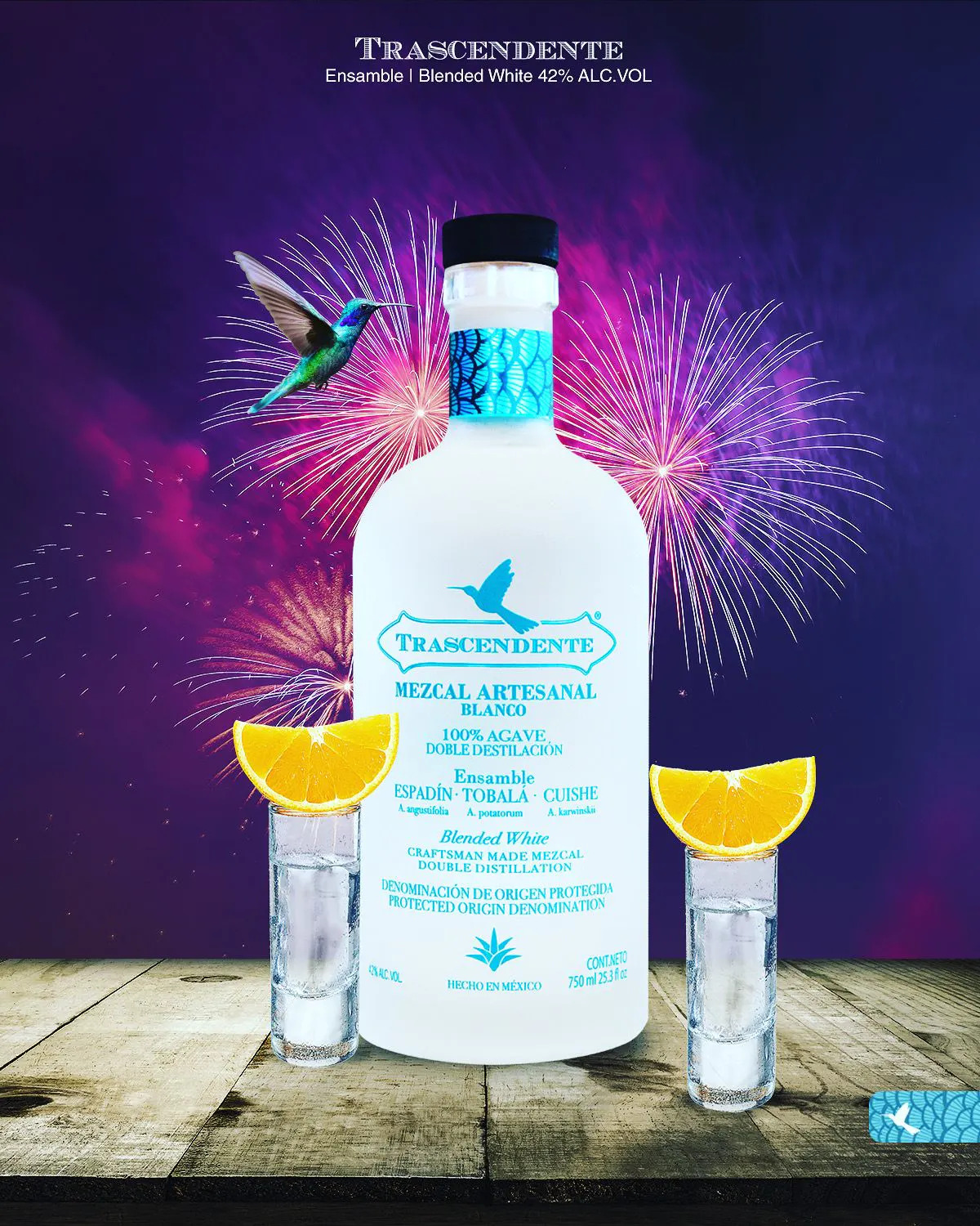 Transcendance Mezcal Artesanl Blanco